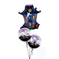 Ghostly Haunted House Qualatex