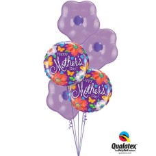 Bukiet 564 Mother's Day Spring Lilac Flowers Qualatex #24082-2 37807-3