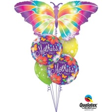 Bukiet 568 Mother's Day Luminous Butterfly Qualatex #11656 24082-2 48371-2