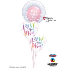 Bukiet 925 Multicolored Mother's Day Hearts Qualatex #29505 82256-2 85772-1