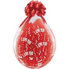 18 ″ / 46Cm 25Ct / 25Pcs I Love You A Round Qualatex