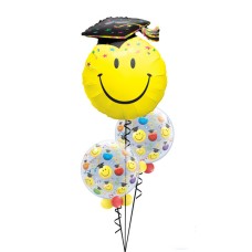 Smiley Grad Qualatex Bubbles