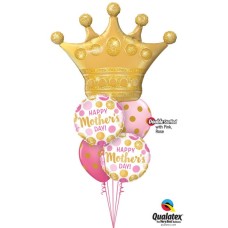 Bukiet 944 Mother's Day Queen Qualatex #49343 55830-2 56895-2 43791-1 43766-1