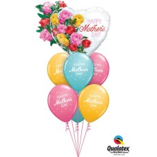 Bukiet 940 Rosy Mother's Day Qualatex #55882 57182-6