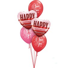 Bouquet 702 Happy Valentine'S Inchi Love Youinch