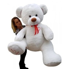 Giant teddy bear 190 cm. WHITE
