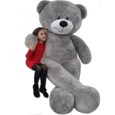 LARGE PLUSH BEAR 220cm PLUSH BEAR MASCOT GIANT - GRAY