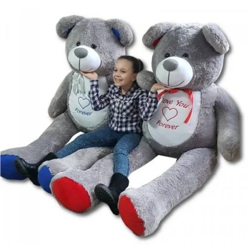 LARGE TEDDY BEAR 200cm. – Gray