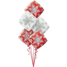 Snowflake Sparkles Red