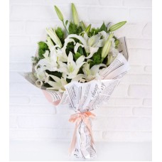 White Lilies Dream Bouquet