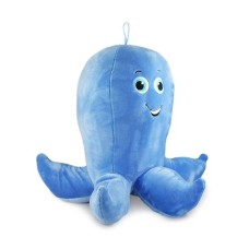 Funny octopus cuddly toy (blue)