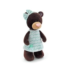 Teddy bear cuddle Milk (28 cm, mint green dress)