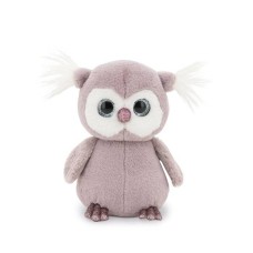 Purple owl cuddly toy with glitter eyes (fluffies)