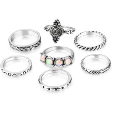 Starlust Opal Ring Set