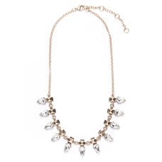 Clear Crystal Vintage Inspired Statement Necklace