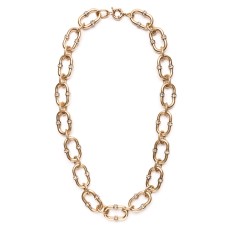 Gold Exquisite Chain Statement Necklace