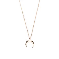 Half Moon Necklace Gold