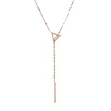 Geometric Lariat Necklace