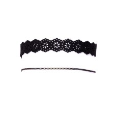 Lace Style Layered Choker