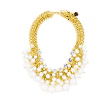 Pearl Blossom Statement Necklace