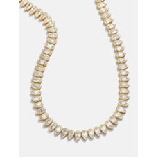 Julia 18K Gold Adjustable Tennis Necklace