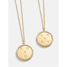 Classic 18K Gold Custom Medallion Necklace