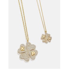 Clover 18K Gold Custom Pendant Necklace