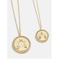 Compass 18K Gold Custom Medallion Necklace