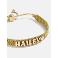 Metallic Custom Woven Friendship Bracelet