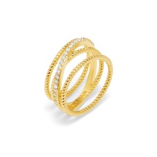 Carly Crossover Ring