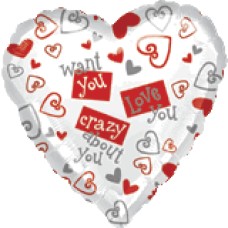 Luv Valentine Balloon (Premium)