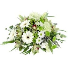 Green And White Posy (Deluxe)