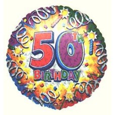 Birthday Explosion 50 Balloon (Standard)