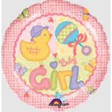 Hugs and Stitches Baby Girl Balloon (Standard)