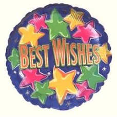 Best Wishes Starbright Balloon (Standard)