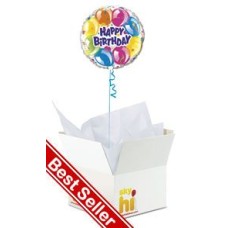 Happy Birthday Balloon in a Box (Deluxe)