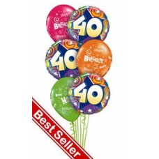 40th Birthday Bouquet (Deluxe)