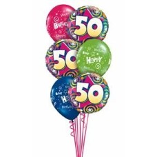 50th Birthday Bouquet (Deluxe)