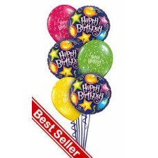 Birthday Stars Bouquet (Deluxe)