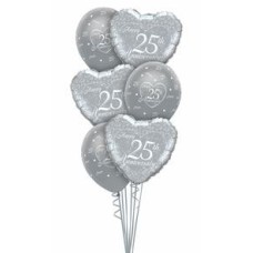 Silver Anniversary Bouquet (Deluxe)
