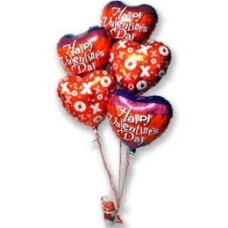 5 Valentine's Balloons (Deluxe)