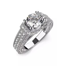 KRYSTAL COUTURE The Heirress Ring Embellished with Swarovski crystals