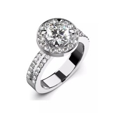KRYSTAL COUTURE Bloom Ring Embellished with Swarovski crystals