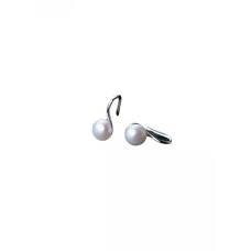 925 Silver Freshwater Pearl Arc Earrings JW AR-E3041