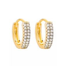 18k Gold Plated Kamiko Hoop Earrings