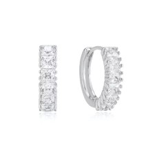 Kaylin Diamond Hoop Earrings