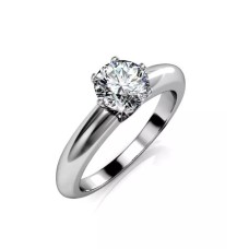 KRYSTAL COUTURE Jewel In The Palace Solitaire Ring Embellished with Swarovski crystals