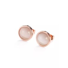 Lynx Cat Eye Stone Stud Earrings