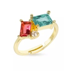 Mikana Pastel Cluster Mikia Ring