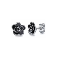 Black Rose Earrings (KJEA18001)